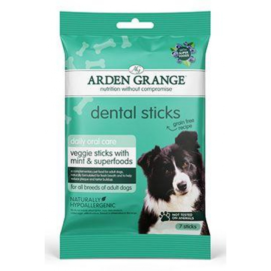 Arden Grange Dental Sticks with Mint&Superfoods 180g Arden Grange Dental Sticks with Mint&Superfoods 180g