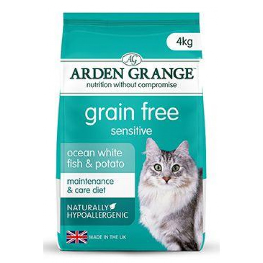 Arden Grange Cat GF Adult Sen.Oc.White Fish&Potato 4kg Arden Grange Cat GF Adult Sen.Oc.White Fish&Potato 4kg