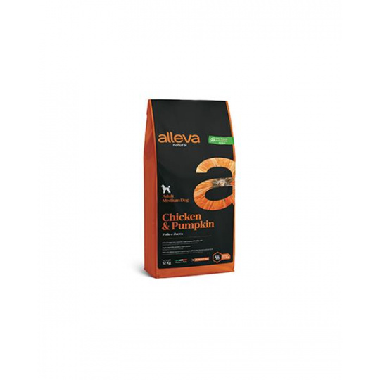 Alleva NATURAL dog adult medium kuracie & tekvica 2 kg