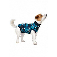 Obleček ochranný Suitical Dog BLUE CAMO 77cm XL