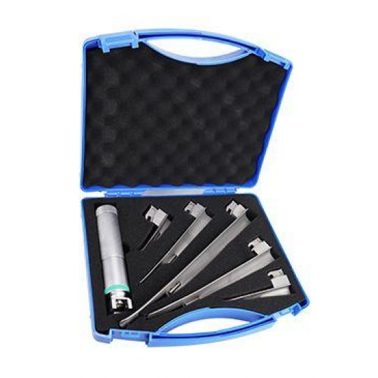 Laryngoskop Toex sada 1-2-3-4-5 s optickým vláknom