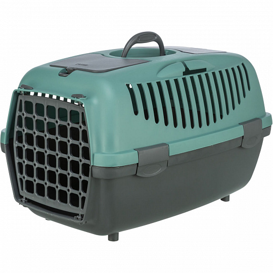 Transportný box CAPRI II, XS-S: 37x34x55cm (max. 8kg), tmavošedá/petrolejová Transportný box CAPRI II, XS-S: 37x34x55cm (max. 8kg), tmavošedá/petrolejová