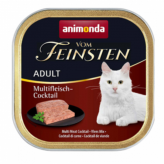 ANIMONDA paštéta ADULT - multimasový kokteil pre mačky 100g ANIMONDA paštéta ADULT - multimasový kokteil pre mačky 100g