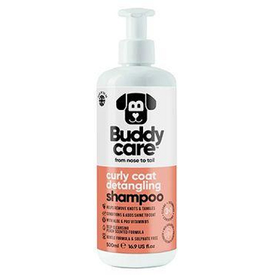 Šampon pro psy Buddycar 3v1 Curly Coat Detangl. 500ml Šampon pro psy Buddycar 3v1 Curly Coat Detangl. 500ml