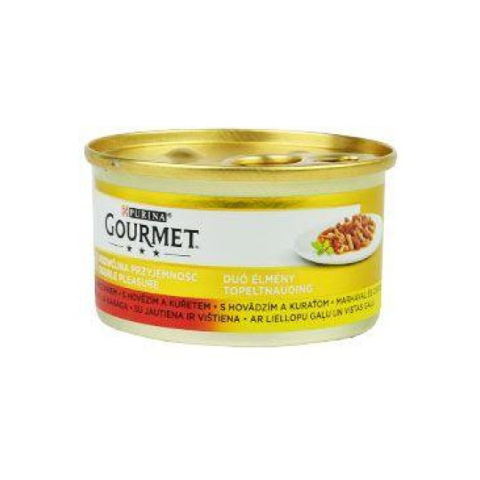 Gourmet Gold konz. kočka pašt. duš.hov.a kuře 85g