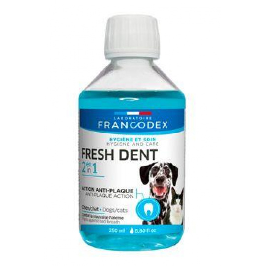 Francodex Fresh Dent 2v1 pre psy a mačky 250ml
