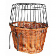 Prepravný kôš na bicykel s drôtenou kabínou 44x48x33cm, bez vankúša (max. 5 kg)