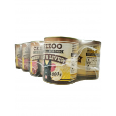 CEZZOO Hypoallergenic Beef and Liver 800g Množstvo: 7 + 1 zdarma