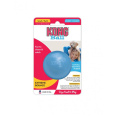 Hračka Kong Dog Puppy Lopta modrá/ružová, guma prírodná, M/L Hračka Kong Dog Puppy Lopta modrá/ružová, guma prírodná, M/L