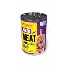 Josera konzerva Dog Meat Lovers Junior Menu Turkey 400 g