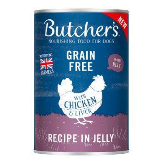 Butcher's Dog Original kuracie v želé konz. 400g Butcher's Dog Original kuracie v želé konz. 400g