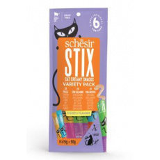 Schesir Cat pochúťka Stix Liquid Snack Variety 6x15g Schesir Cat pochúťka Stix Liquid Snack Variety 6x15g