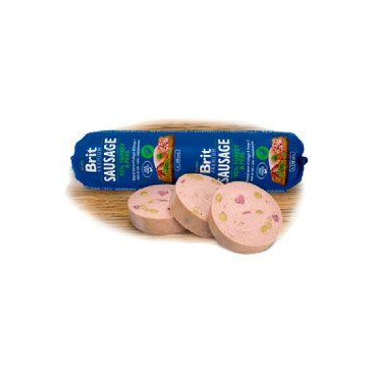 Saláma BRIT dog Chicken & Rabbit 800 g