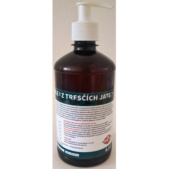 Olej z tresčej pečene ZEUS 500 ml