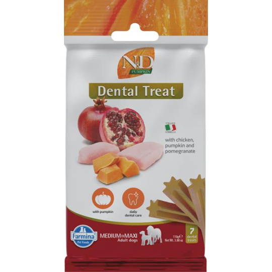 Pamlsok Farmina ND Pumpkin Dog Chicken Pomegranate Adult medium & maxi 110g