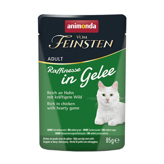 ANIMONDA VF Raffinesse in Jelly - kuře a divočina, 85 g ANIMONDA VF Raffinesse in Jelly - kuře a divočina, 85 g