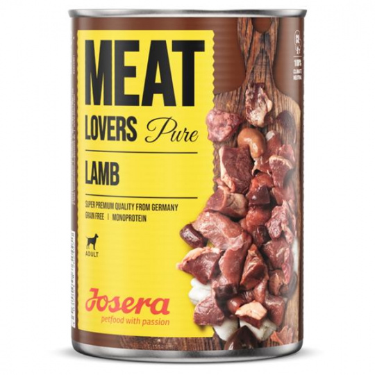 Josera konzerva Dog Meat Lovers Lamb 400 g Josera konzerva Dog Meat Lovers Lamb 400 g