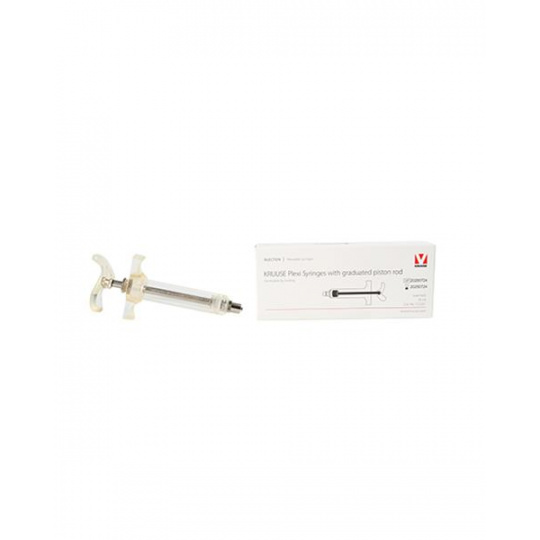 Striekačka BOVIVET plexi, luer-lock, 10 ml, s odstupňovaným piestom Striekačka BOVIVET plexi, luer-lock, 10 ml, s odstupňovaným piestom