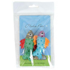 Hračka mačka Rybička s trblietkami, s kocúrnikom 7cm/2ks Hračka mačka Rybička s trblietkami, s kocúrnikom 7cm/2ks