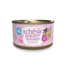 Schesir Cat konz. Kitten Wholefood kuře/játra 70g