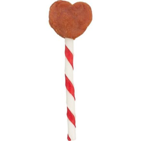 Valentine Heart Lollipop, kuřecí lízátko tvar srdce, 12 cm/15 g  [150 ks]