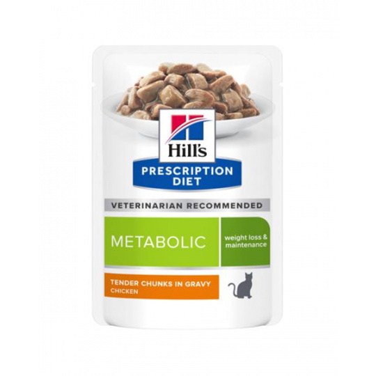 HILLS Diet Feline Metabolic KAPSČKA NEW 12 x 85 g HILLS Diet Feline Metabolic KAPSČKA NEW 12 x 85 g