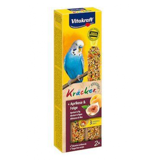 Vitakraft Bird Kräcker Andulka marhuľa+figa tyč 2ks