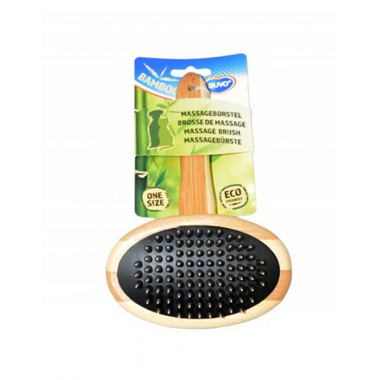 Hrebeň DUVO+ kefa masážna bambus 19 x 12 cm Hrebeň DUVO+ kefa masážna bambus 19 x 12 cm