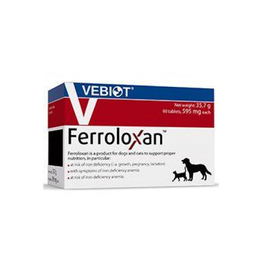 Ferroloxan pro psy a kočky 60tbl Ferroloxan pro psy a kočky 60tbl