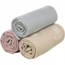 Vianočná fleecová deka LILJA, mix farieb (béžová, sivá, staroružová) Vianočná fleecová deka LILJA, mix farieb (béžová, sivá, staroružová)