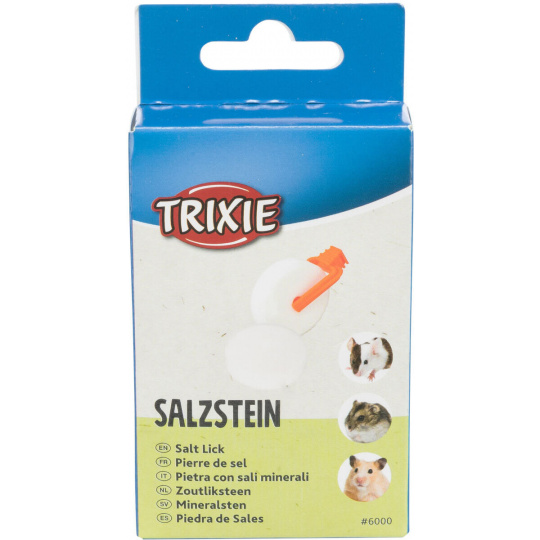 Minerálna soľ koliesko pre škrečka 2x54g TRIXIE Minerálna soľ koliesko pre škrečka 2x54g TRIXIE