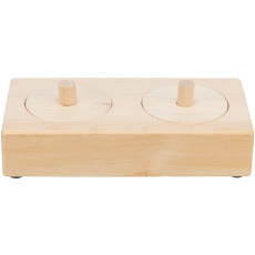 Snack Box - interaktívna hra pre králiky, 14 x 3 x 7 cm, drevo