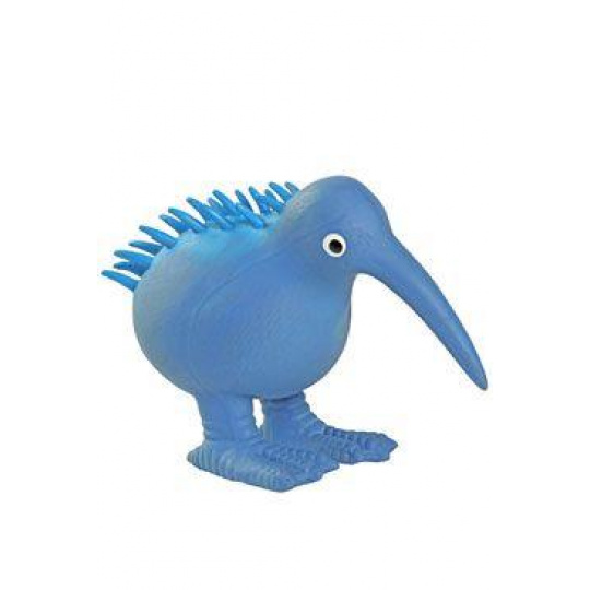 Hračka pes WHISTLE latex, pískacia, modrá 11,5cm Kiwi