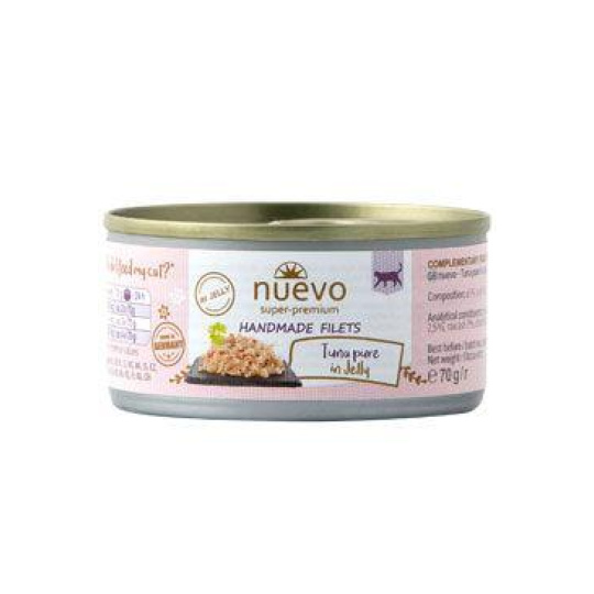 Nuevo kočka Handmade Pure Tuňák v želé konz. 70g