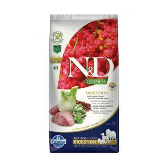 N&D Quinoa DOG Digestion Lamb & Fennel M/L 7kg