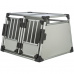 Transportná klietka dvojitá, hliníkový rám, pevné panely 93 x 64 x 88 cm, nosnosť 50 kg