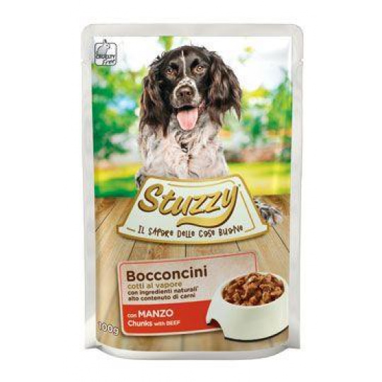 Stuzzy Dog kapsička Adult kúsky hovädzieho 100g Stuzzy Dog kapsička Adult kúsky hovädzieho 100g