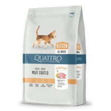 QUATTRO Cat Dry Premium all Breed Kitten Drůbež 1,5kg QUATTRO Cat Dry Premium all Breed Kitten Drůbež 1,5kg