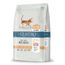 QUATTRO Cat Superpremium Kitten Drůbež 1,5kg