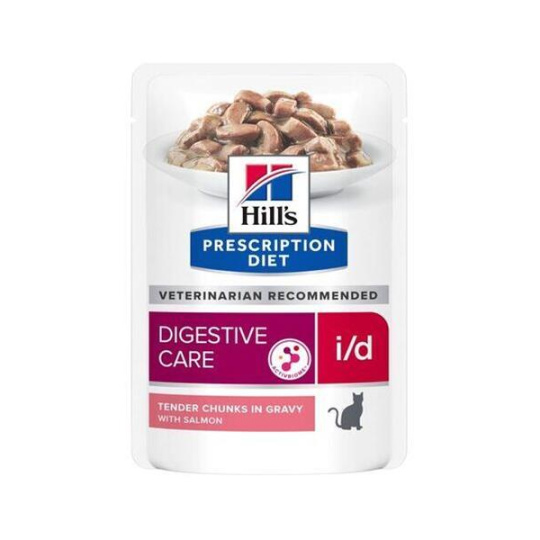 HILLS Diet Feline i/d KAPSIČKA Salmon NEW 12x85 g