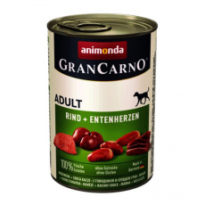 Animonda GRANCARNO® dog adult hovädzie a kačacie srdcia bal. 6 x 400g konzerva