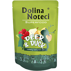 DOLINA NOTECI SUPERFOODS jeleň a kačica kapsička pre psy 300 g