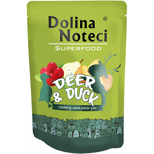 DOLINA NOTECI SUPERFOODS jeleň a kačica kapsička pre psy 300 g DOLINA NOTECI SUPERFOODS jeleň a kačica kapsička pre psy 300 g