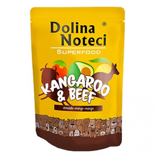DOLINA NOTECI SUPERFOODS klokan a hovädzie kapsička pre psy 300 g