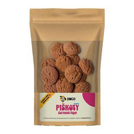DINGO piškóty s červenou repou bezlepkové 90g