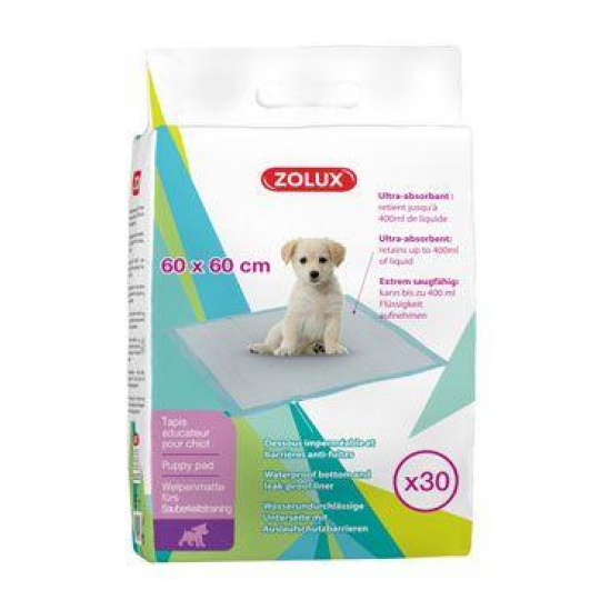 Podložka šteniatko 60x60cm ultra absorbent bal 30ks Zolux Podložka šteniatko 60x60cm ultra absorbent bal 30ks Zolux