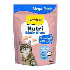 GimCat Nutri Biotin Bites tablety s mascarpone 425g