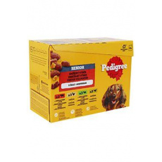 Pedigree kapsička Senior mäso.výber v želé 12x100g