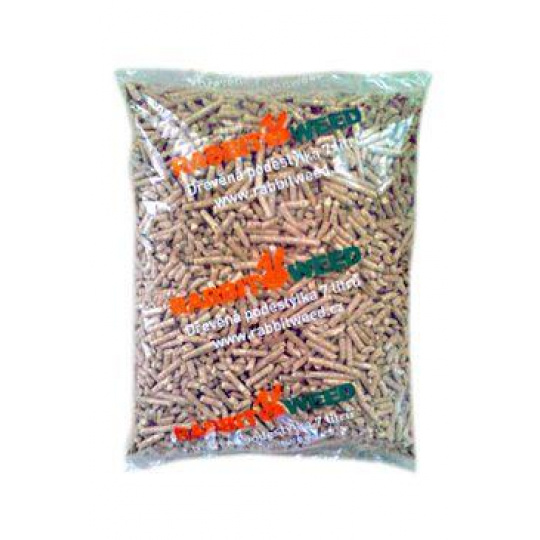 Podstielka drevená mäkká smrek. RabbitWeed 7l