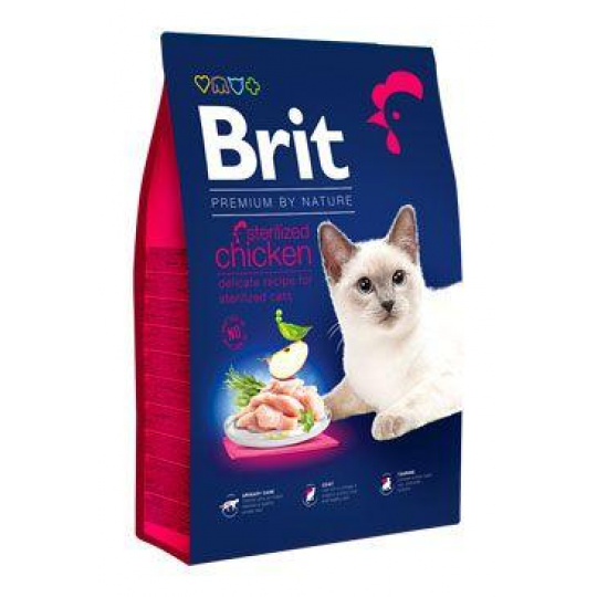 Brit Premium Cat by Nature Sterilized Chicken 800g